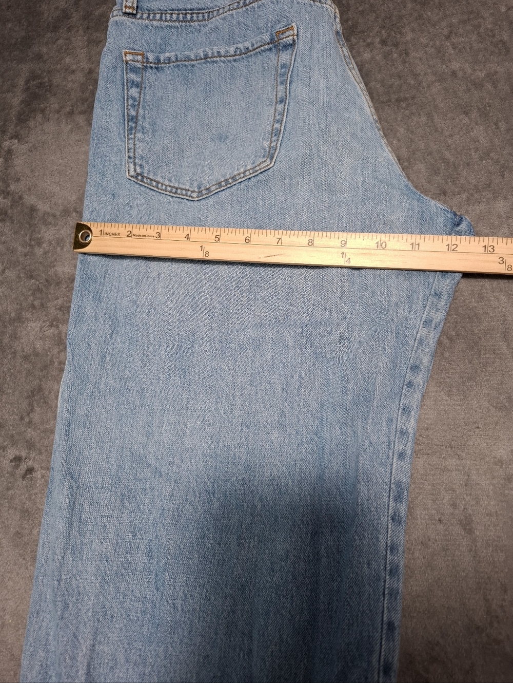 FRAME Denim Le Lounge High Rise Relaxed Cropped Jogger Jean in Chill - Size 29 - Picture 10 of 15